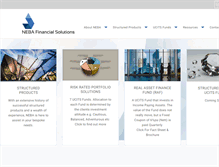 Tablet Screenshot of nebafinancialsolutions.com